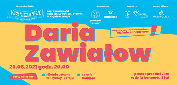 Koncert Daria Zawiałow | Krynica - Zdrój 2021