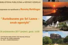 Spotkanie z Renatą Rettinger | 20 października 2017 | Krynica-Zdrój