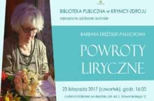 Spotkanie autorskie Barbara Krężołek-Pauchowa | 23 listopada 2017 | Krynica-Zdrój