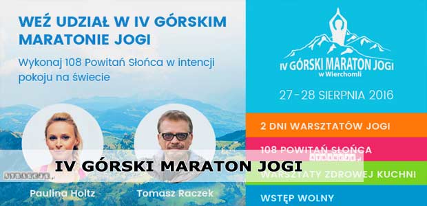IV Górski Maraton Jogi | 27 - 28 sierpnia 2016 | Krynica-Zdrój