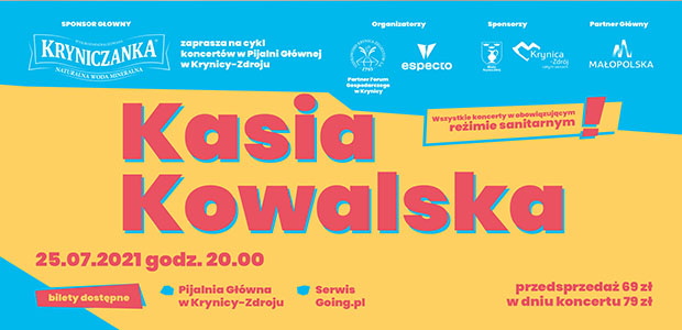 Koncert Kasia Kowalska | Krynica - Zdrój 2021