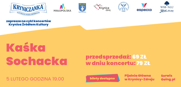 Koncert Kaśka Sochacka | Krynica - Zdrój 2022