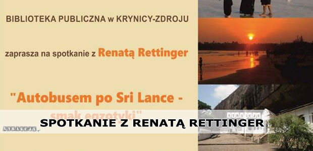 Spotkanie z Renatą Rettinger | 20 października 2017 | Krynica-Zdrój